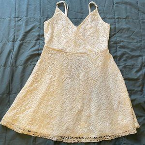 Mossimo cream lace dress